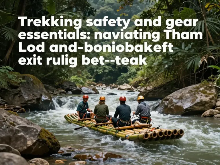 Safety, gear, and fitness tips for trekking Tham Lod and navigating the bamboo-raft exit