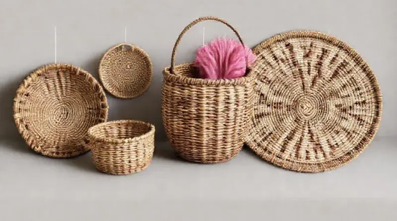 Step-by-step overview of common projects and techniques taught: simple baskets, mats, decorative souvenirs, required materials, and skill progression