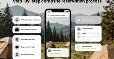 Step-by-step reservation process: booking platforms, required documents, payment methods, and tips to secure popular campsites