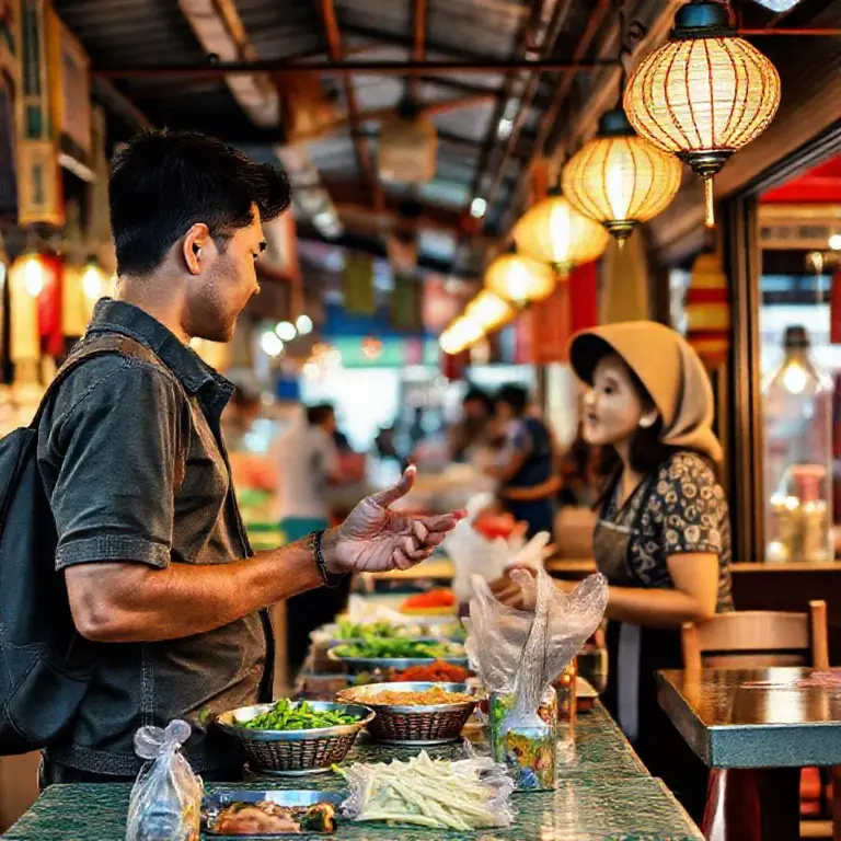 Thai etiquette in restaurants and markets: bargaining politely — A guide for visitors to Thailand