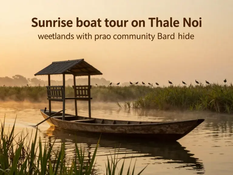 Thale Noi Wetland Sunrise Boat Tour: Ultimate Guide to the Community Bird Hide Experience