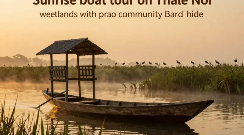 Thale Noi Wetland Sunrise Boat Tour: Ultimate Guide to the Community Bird Hide Experience