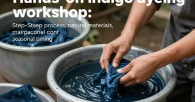 What to expect in a workshop: step-by-step indigo dyeing process, materials, seasonal timing, and how to prepare for a hands-on experience