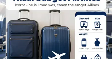 Baggage allowances, carry-on limits, and common extra-fee policies for Thai budget airlines