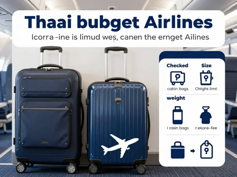 Baggage allowances, carry-on limits, and common extra-fee policies for Thai budget airlines