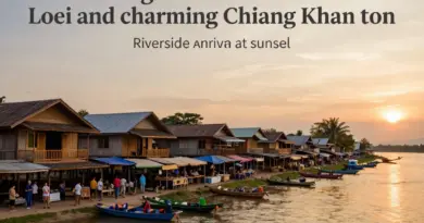 Day 1 — Arrival in Loei & Chiang Khan: How to Get There, Where to Stay, and What to Expect on the Mekong Riverside