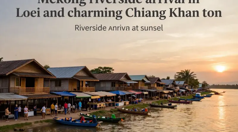 Day 1 — Arrival in Loei & Chiang Khan: How to Get There, Where to Stay, and What to Expect on the Mekong Riverside