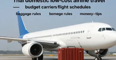 Domestic flights in Thailand: Complete low-cost carriers guide — schedules, baggage rules, and how to save money