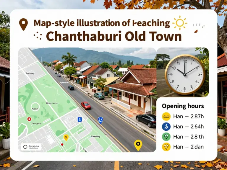 How to Get to Chanthaburi Old Town and Best Times for a Heritage Walk (transportation, parking, opening hours, seasonal considerations)