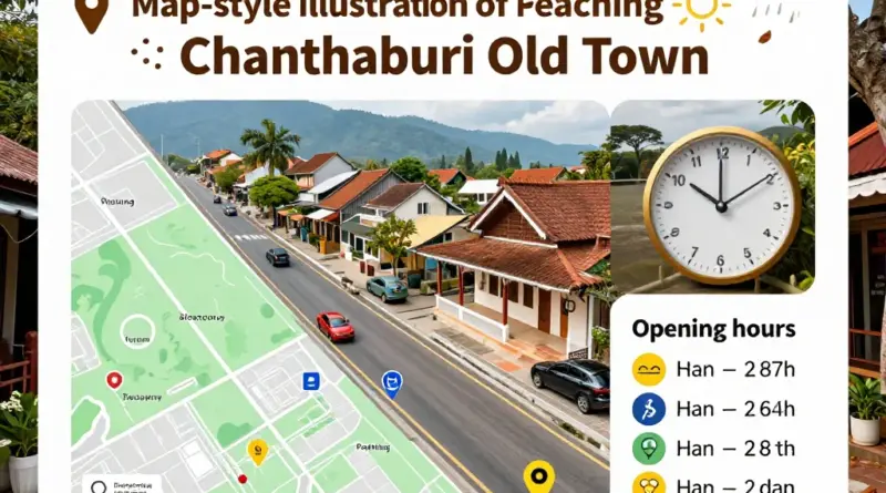 How to Get to Chanthaburi Old Town and Best Times for a Heritage Walk (transportation, parking, opening hours, seasonal considerations)