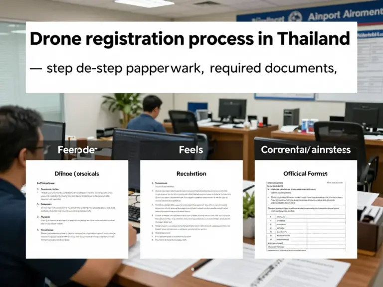 How to Register Your Drone in Thailand: Step-by-Step Process, Required Documents, and Fees for Recreational and Commercial Pilots