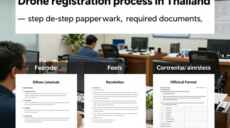 How to Register Your Drone in Thailand: Step-by-Step Process, Required Documents, and Fees for Recreational and Commercial Pilots