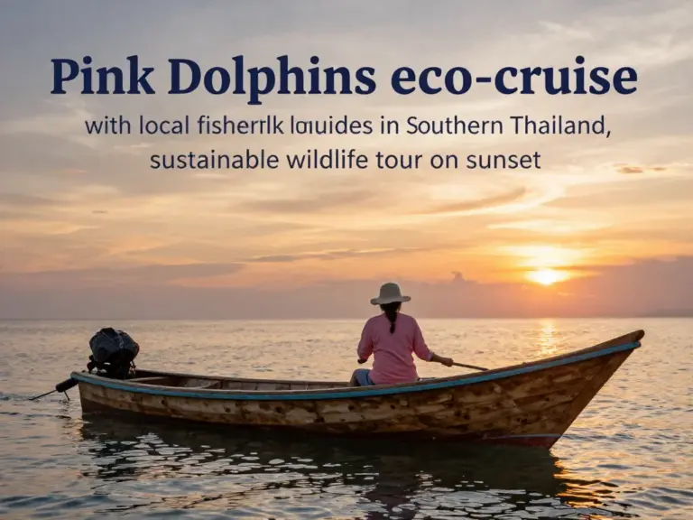 Khanom Pink Dolphin Eco Cruise with Fisherfolk Guides: A Sustainable Wildlife Experience in Southern Thailand