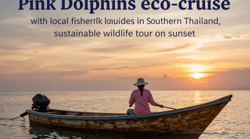 Khanom Pink Dolphin Eco Cruise with Fisherfolk Guides: A Sustainable Wildlife Experience in Southern Thailand