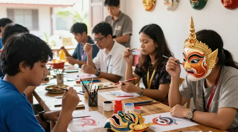 Khon Mask Painting Class at Bang Sai Arts and Crafts Center: What to Expect and How to Join