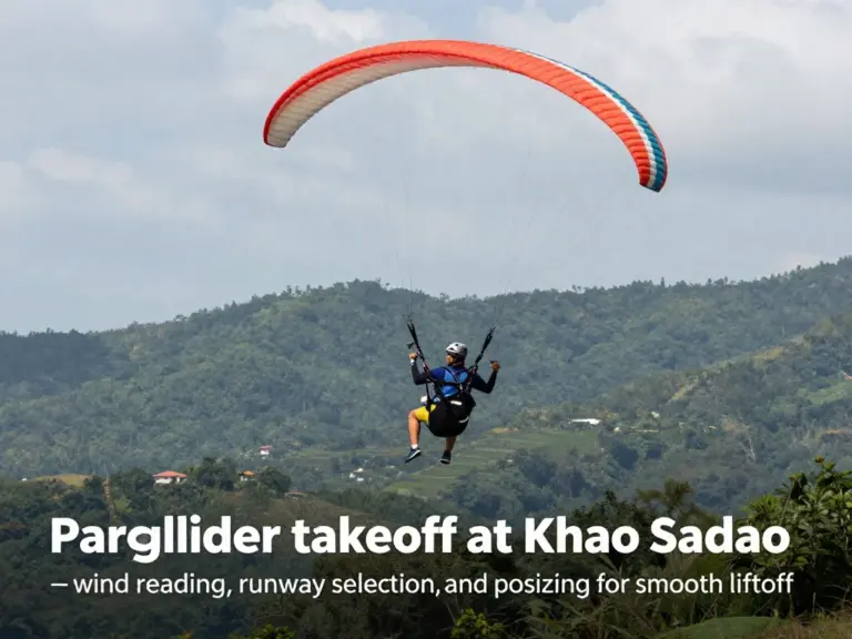 Launch Techniques and Takeoff Tips at Khao Sadao: Wind Reading, Runway Choices, and Rider Positioning for Smooth Liftoff