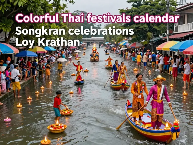 Monthly Festivals and Events Guide: When and Where to Experience Songkran, Loy Krathong, and Regional Celebrations