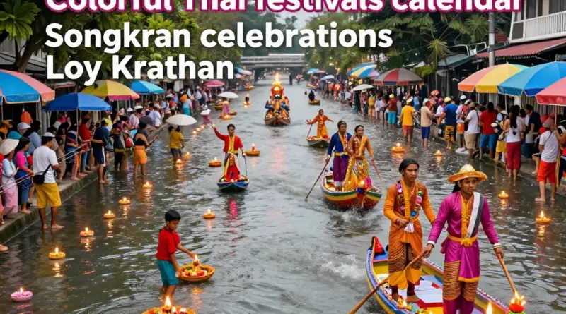 Monthly Festivals and Events Guide: When and Where to Experience Songkran, Loy Krathong, and Regional Celebrations