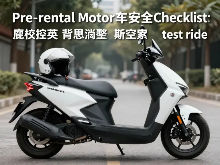 Pre-rental safety checklist: bike inspection, helmet quality, insurance, and test-ride best practices