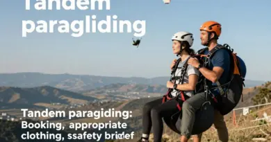 Preparing for Your Flight: Booking, What to Wear, Safety Briefing, and Physical Requirements for Tandem Paragliding