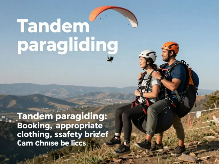 Preparing for Your Flight: Booking, What to Wear, Safety Briefing, and Physical Requirements for Tandem Paragliding