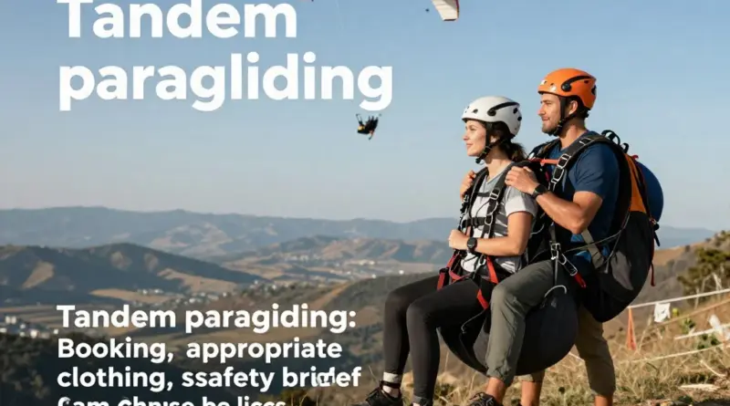 Preparing for Your Flight: Booking, What to Wear, Safety Briefing, and Physical Requirements for Tandem Paragliding
