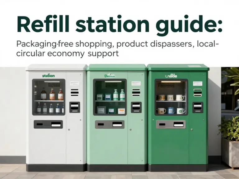 Refill station guide: what products are available, packaging-free shopping tips, and how to support local circular economy