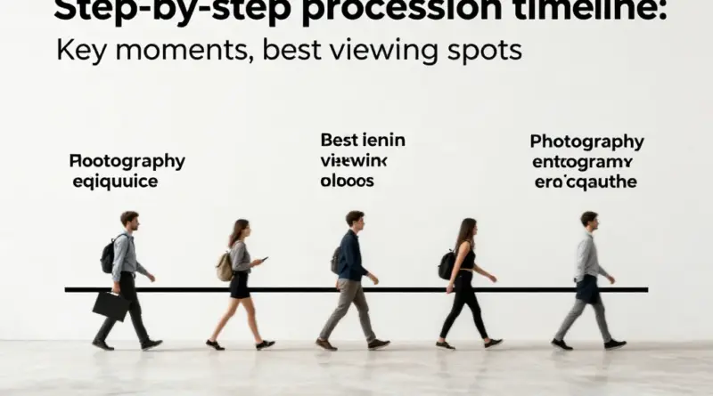 Step-by-step procession timeline: key moments, best viewing spots, and photography etiquette