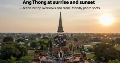 Top Giant Buddha Viewpoints in Ayutthaya and Ang Thong: Photo Spots, Drone Rules, and Scenic Overlooks for Sunrise and Sunset
