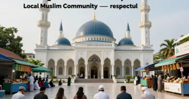 Visiting the Chanthaburi Mosque and Local Muslim Community: Etiquette, Unique Features, and Nearby Eats (dress code, prayer times, halal food recommendations)