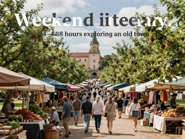 Weekend Itinerary: How to Spend 24–48 Hours Exploring the Old Town, Markets, and Orchard Tours