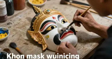 What You’ll Learn: Techniques, Materials, and a Typical Lesson Plan for Khon Mask Painting Workshops