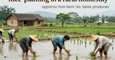 What activities and experiences await — rice planting, farm-to-table meals, homestay routines, and seasonal timing