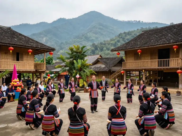 What is the cultural and historical significance of the Hmong New Year in Phetchabun?