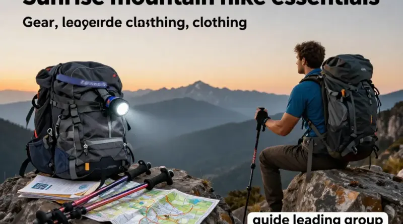 What to Bring and Safety Tips for the Sunrise Hike: Gear, Clothing, Weather, Wildlife, and Guided vs. Solo Treks