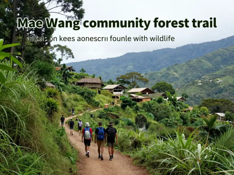 What to expect on the trail — typical itinerary, difficulty, wildlife, and scenic highlights of Mae Wang community forests