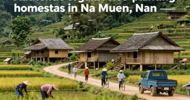 Where to find authentic organic rice planting homestays in Na Muen Nan — top villages, host profiles, and local transport