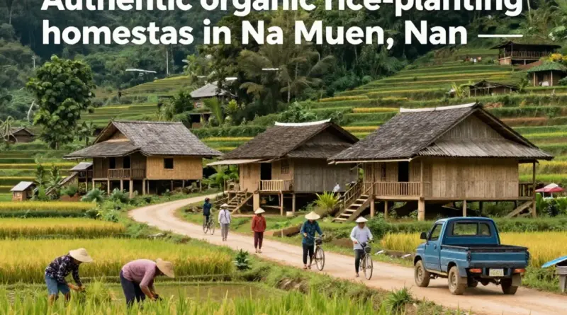 Where to find authentic organic rice planting homestays in Na Muen Nan — top villages, host profiles, and local transport