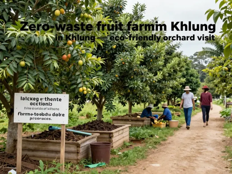 Why visit a zero waste fruit farm in Khlung? Benefits, what to expect, and how to prepare