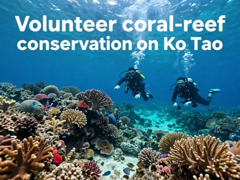 Why volunteer on Ko Tao? Understanding goals, conservation outcomes, and what reef-safe practices mean for coral health