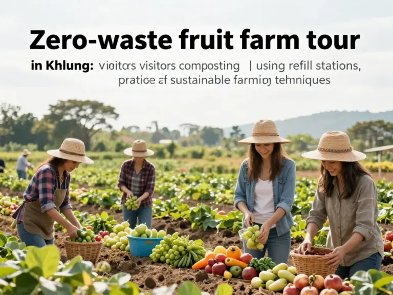 Zero waste fruit farm tour in Khlung: experiential guide to composting, refill stations, and sustainable practices