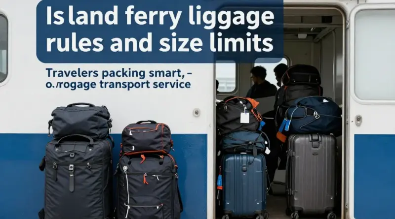 Baggage rules, size limits, and smart packing tips for island ferries — excess luggage solutions and door-to-pier luggage transport