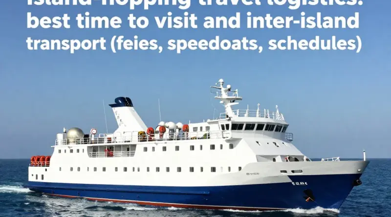 Best time to visit, how to get there and transport between islands (ferries, speedboats, schedules)