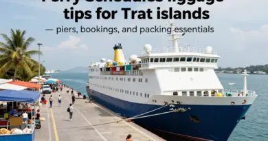 Ferry schedules and luggage tips for Trat islands: complete guide to piers, bookings, and what to pack