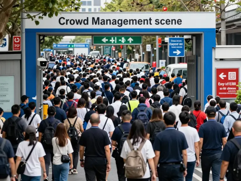 Managing crowds safely: situational awareness, entry/exit strategies, and emergency plans