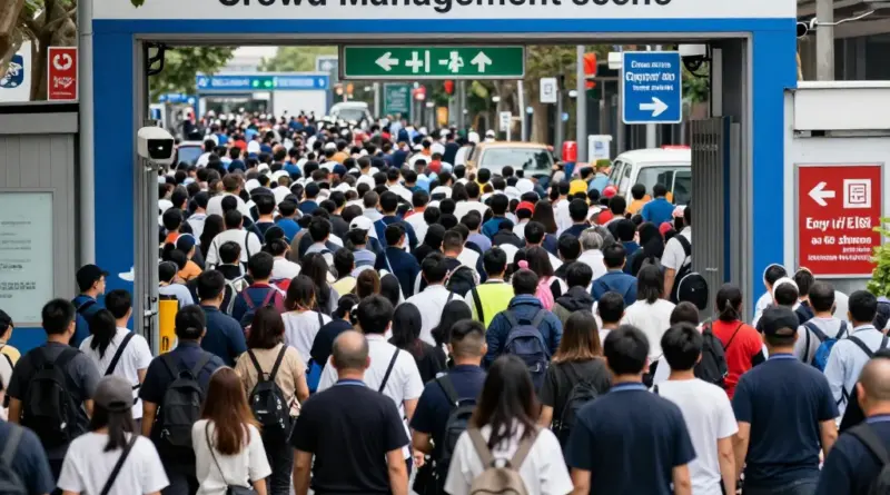 Managing crowds safely: situational awareness, entry/exit strategies, and emergency plans