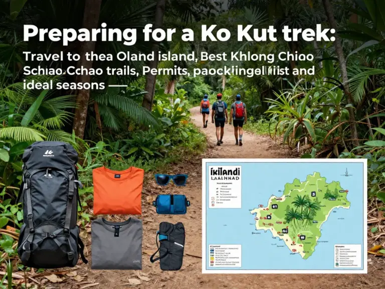 Preparing for the Trek: How to Get to Ko Kut, Best Trails to Khlong Chao, Permits, What to Pack and When to Go