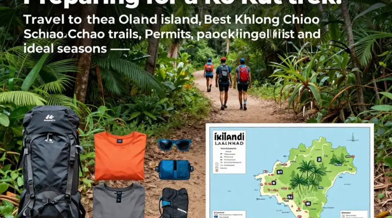 Preparing for the Trek: How to Get to Ko Kut, Best Trails to Khlong Chao, Permits, What to Pack and When to Go
