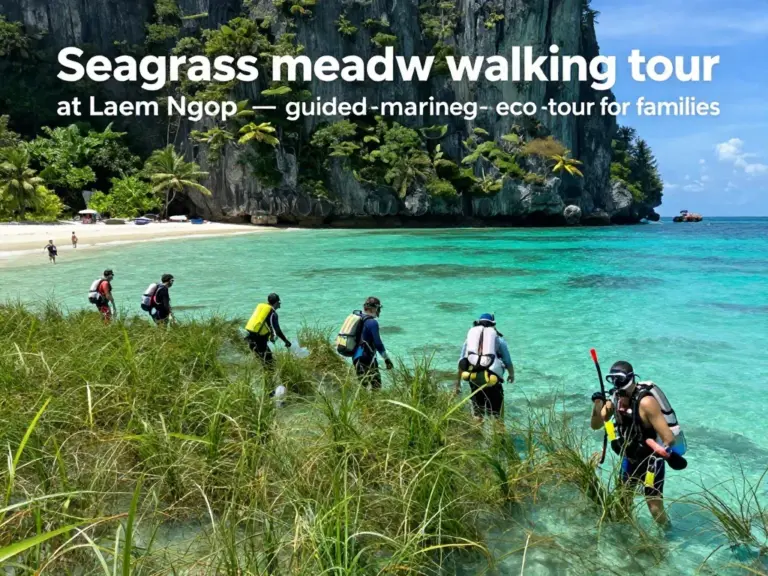 Seagrass Meadow Walk at Laem Ngop: A Guided Marine-Biology Experience for Eco-Tourists and Families