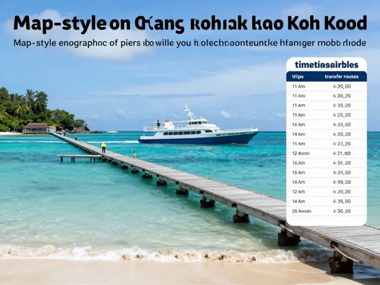Which piers serve Koh Chang, Koh Mak, and Koh Kood — timetables, transfer options, and how to choose the best departure point